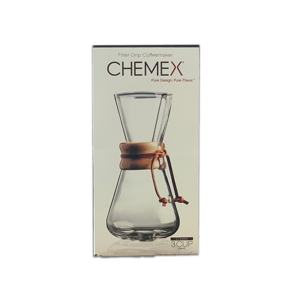 CHEMEX 3-CUP CLASSIC ORIGINAL COFFEE POUR OVER UNIT